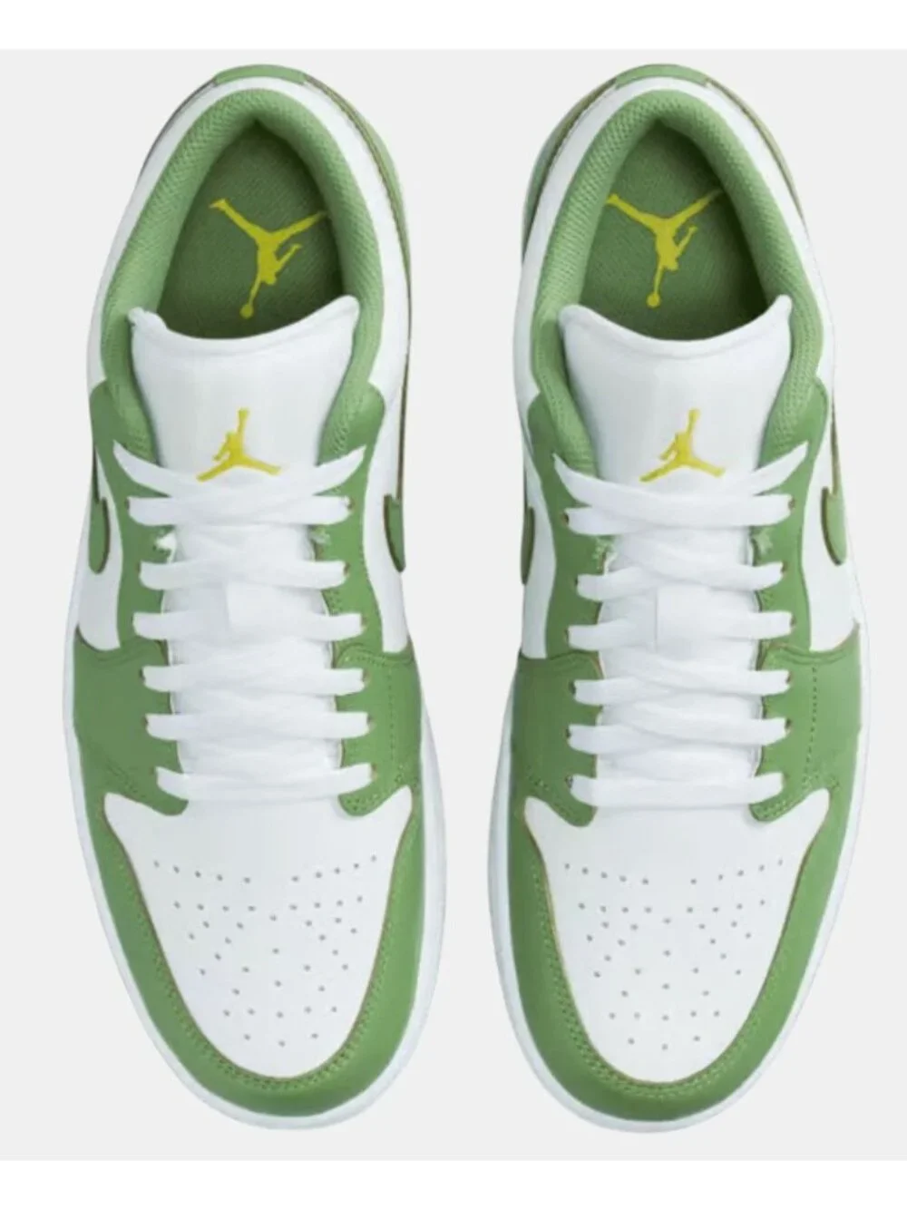Nike Air Jordan 1‎ Low SE Chlorophyll White Lightening HF4823-100 Men's 12 NEW